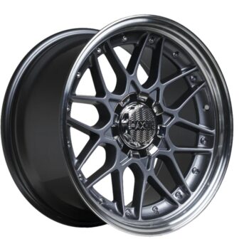 Haxer HX025 8/9x18 5x120/5x112 ET30/35 CB72,6 Graphite Polished Lip