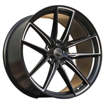 Haxer HX045 8,5/9,5x20 5x112 ET25/40 CB66,6 Black Half Matt Milling