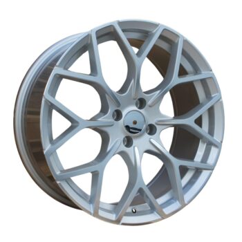 Haxer HX03 7/8x18 4x100 ET30/30 CB60,1 Polished Silver