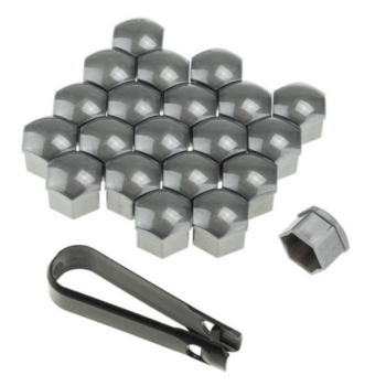 Pyöränpulttien ja pyöränmuttereiden päälle asennettava suojahattusarja