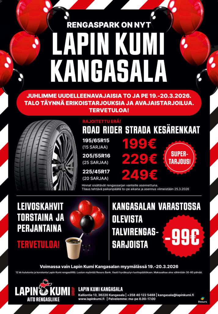 Kangasala rengasliike avajaiset